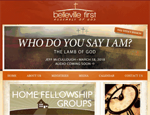 Tablet Screenshot of bellevillefirst.net